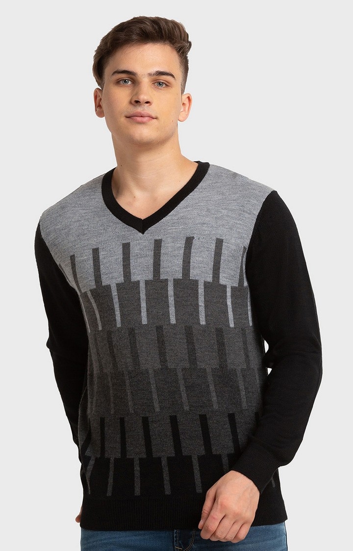 ColorPlus | ColorPlus Tailored Fit Black Sweater For Men