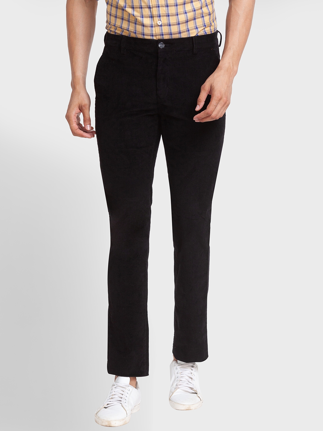 Colorplus Contemporary Black Trouser For Men