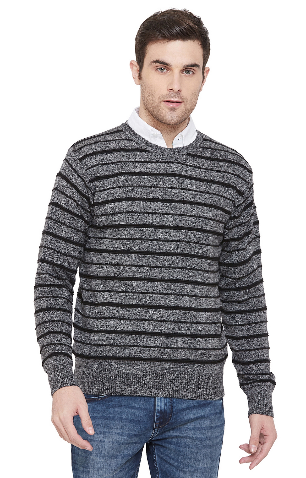 Black Striped Sweaters