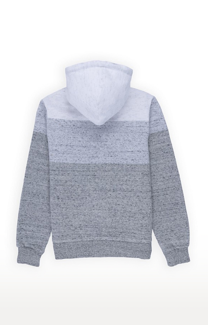 Grey Cotton Colourblock Sweatshirts