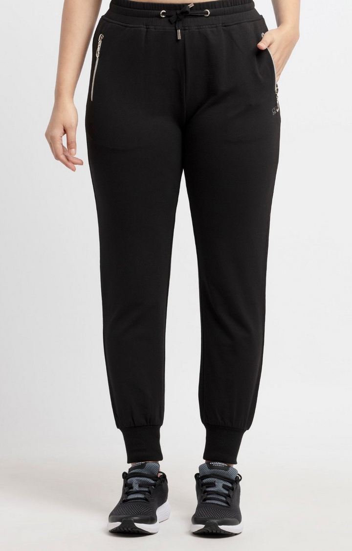Womens Full length Solid Joggers