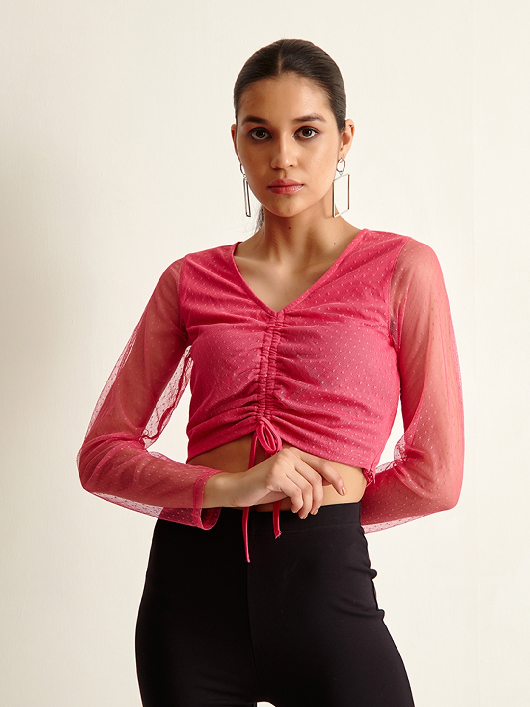 Cover Story | Pink Tie Knot Top