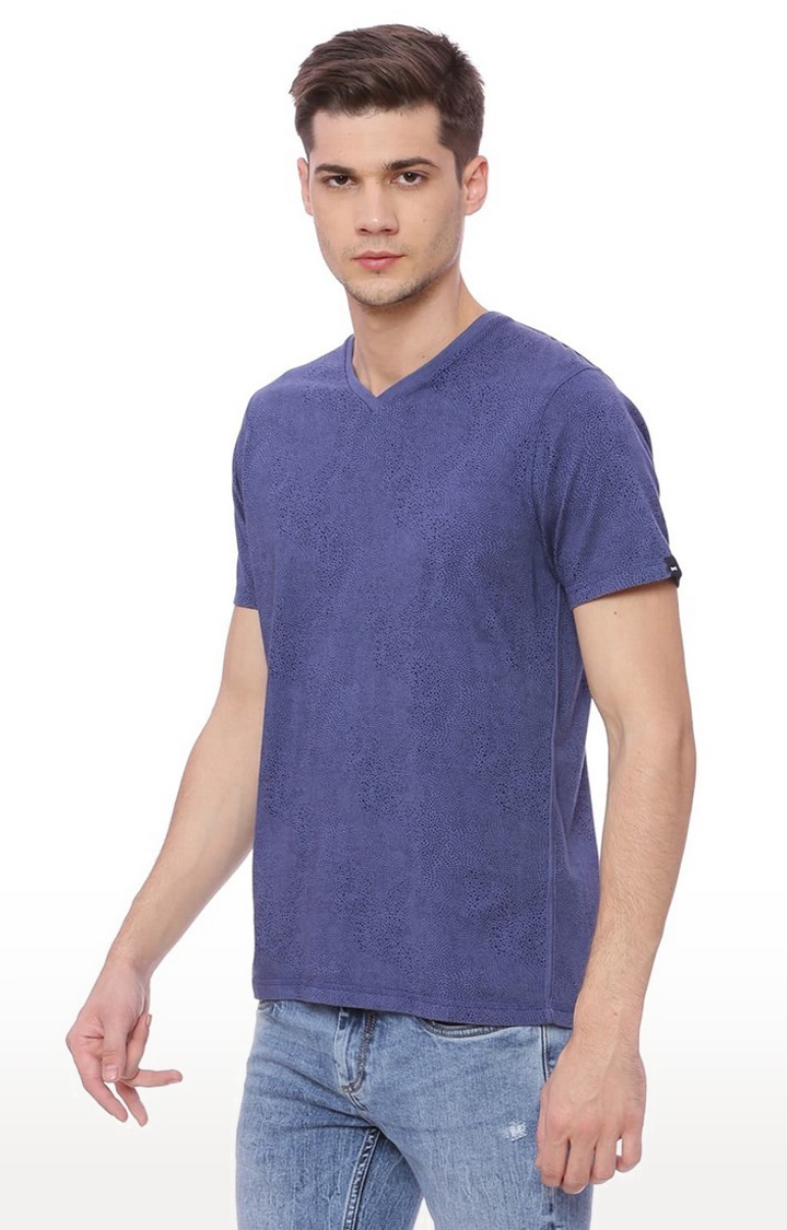 Blue Printed T-Shirts