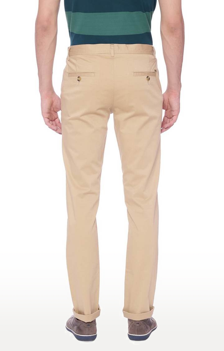 Brown Solid Chinos