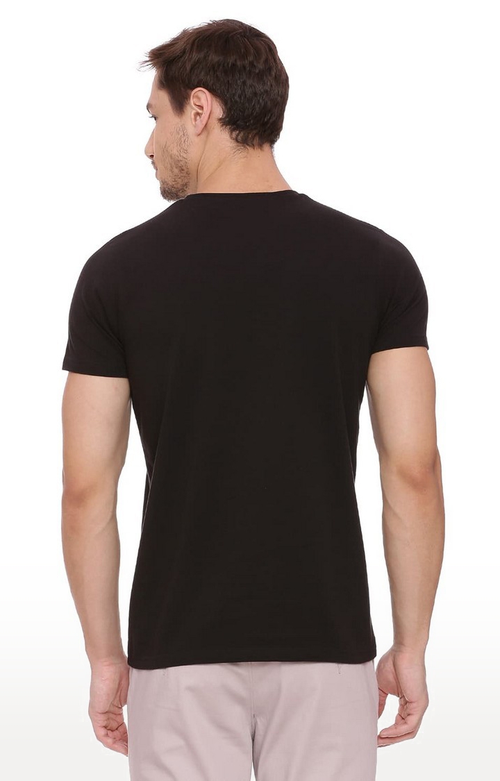 Black Printed T-Shirts