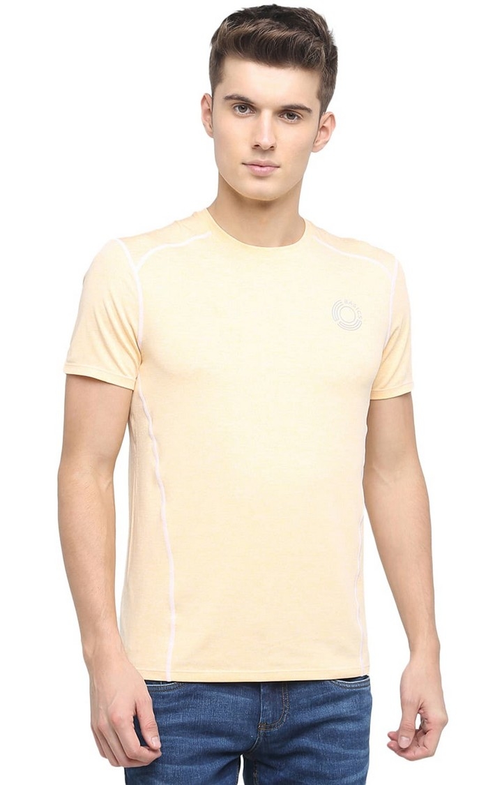 Basics | Orange Solid T-Shirts