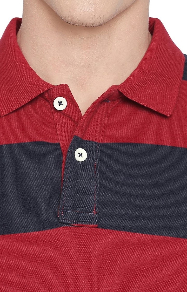 Red Striped Polos