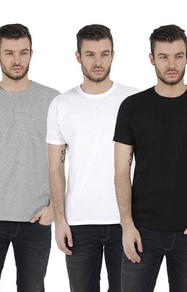 Basics | Multicolour Solid T-Shirts