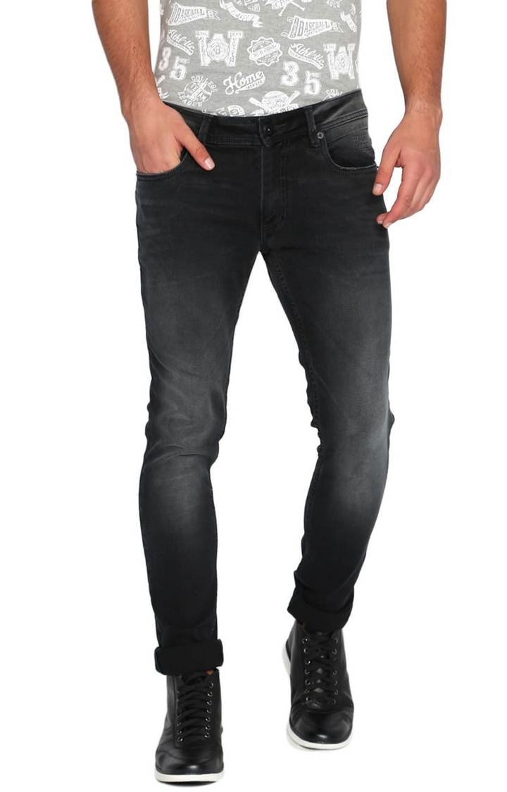 Basics | Black Solid Jeans