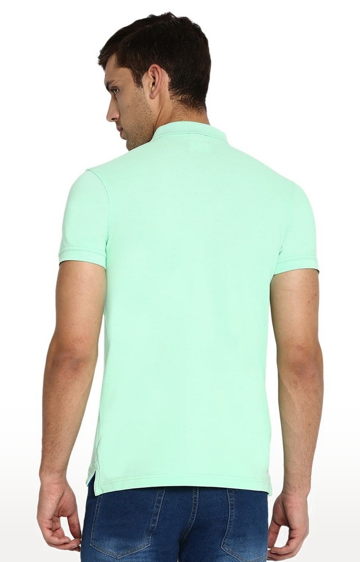 Green Solid T-Shirts