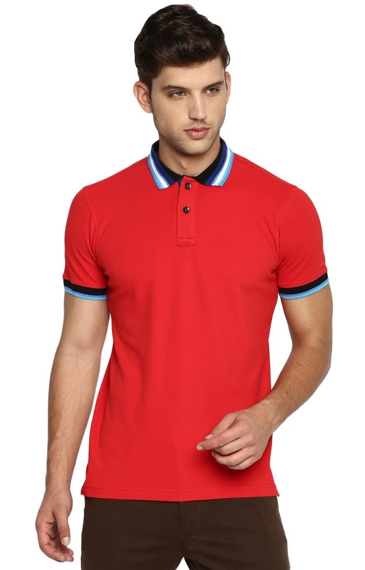 Basics | Red Solid T-Shirts