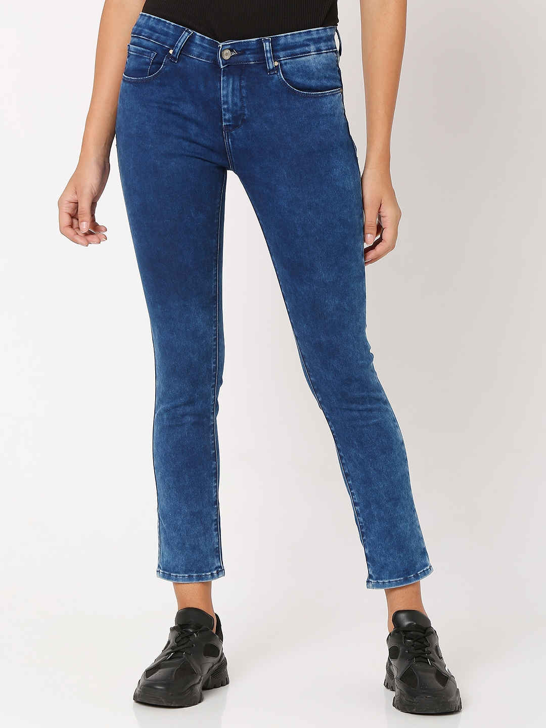 spykar | Women's Blue Others Tapered Jeans