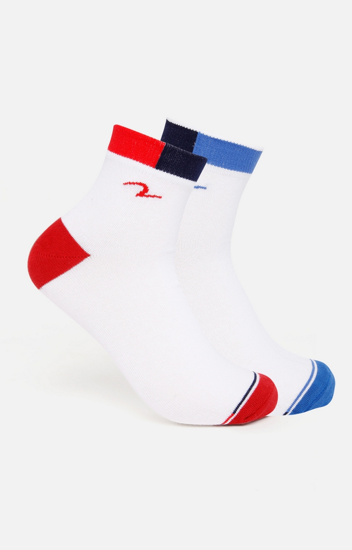 Spykar | Spykar Red and Blue Socks - Pair of 2