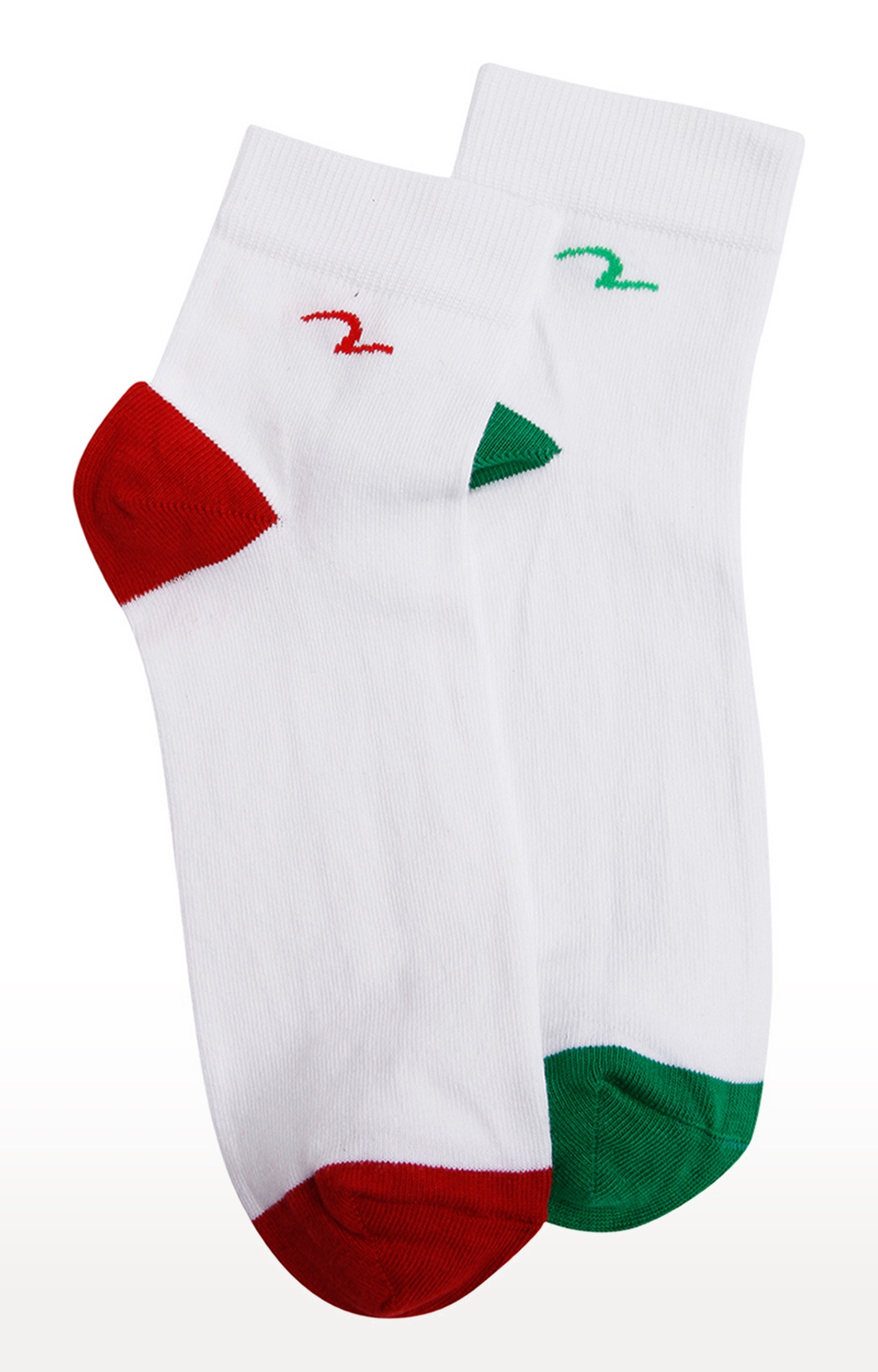 spykar | Spykar Green And Red Socks - Pair Of 2 3