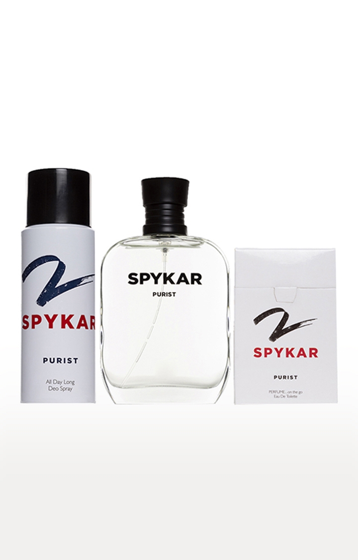 Spykar White Perfume Travel Kit