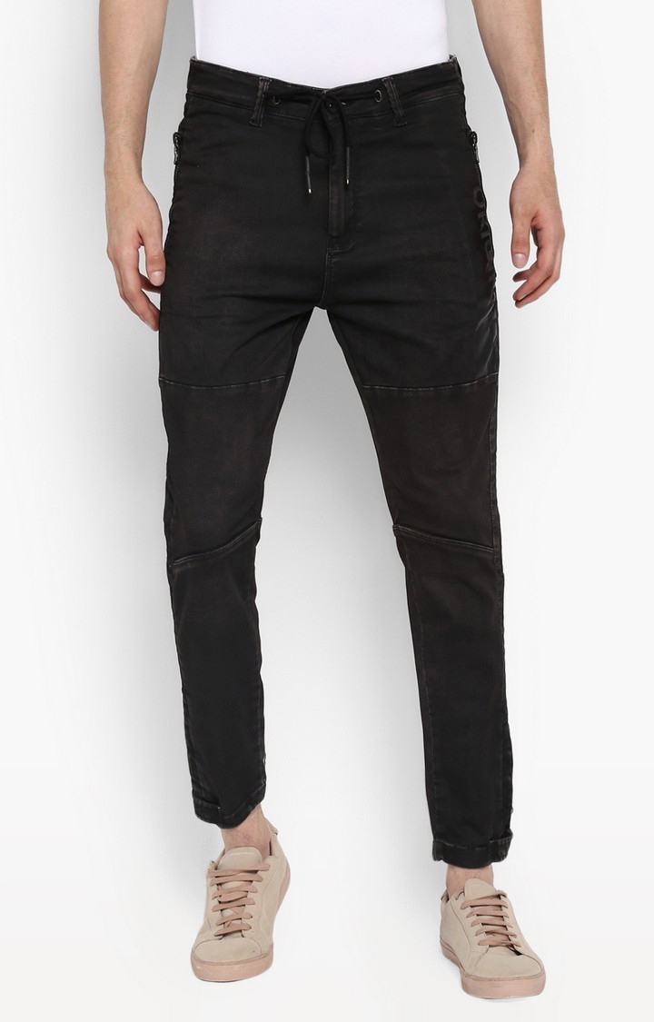 Spykar | Spykar Black Solid Skinny Fit Jeans