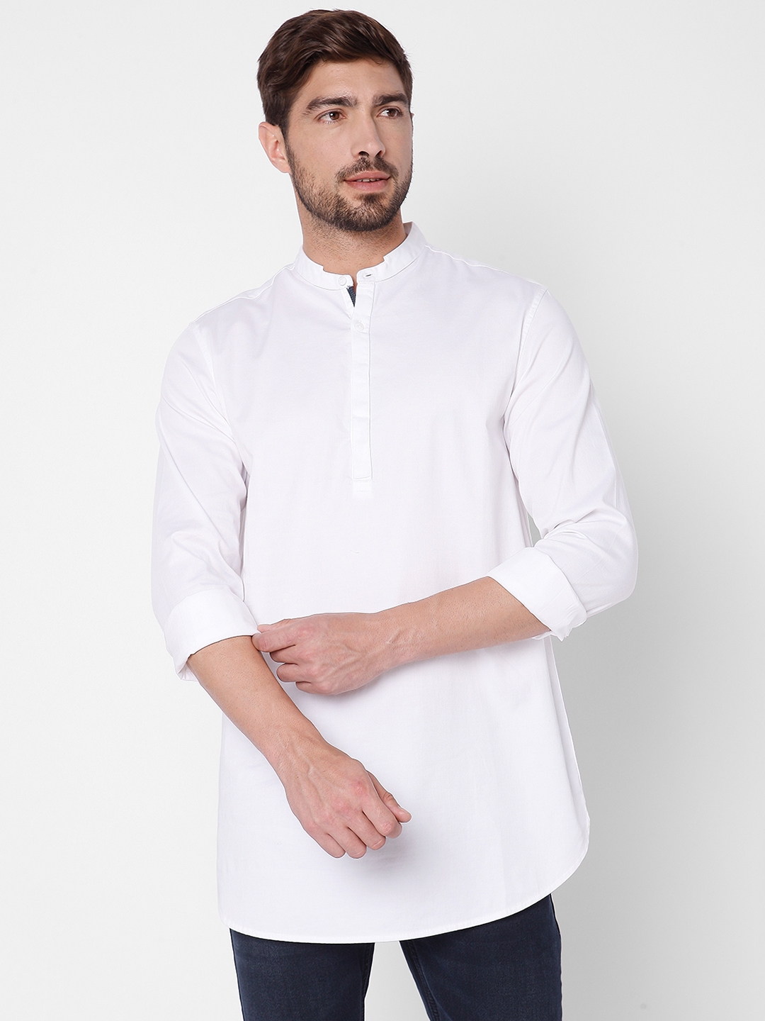 Spykar | Spykar Cotton White Shirts