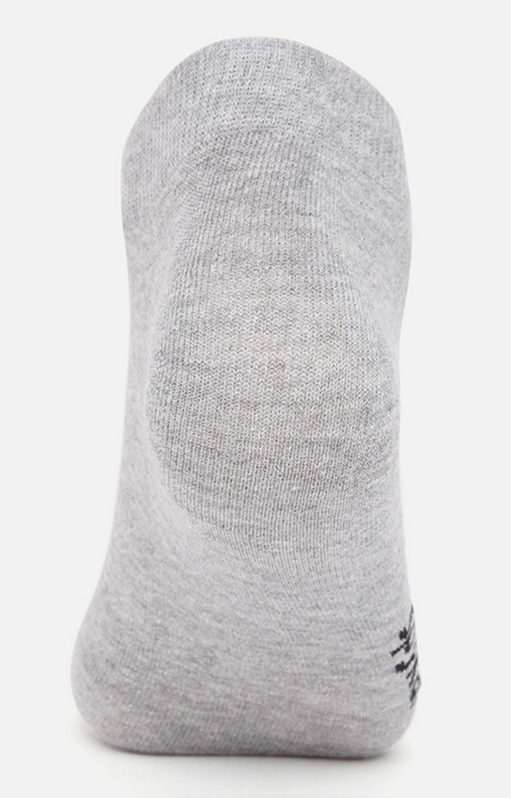 Spykar Cotton Grey & Black Socks - Pair Of 2