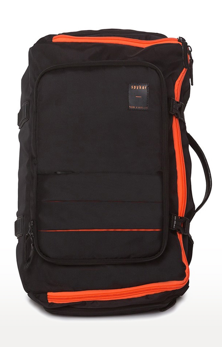 Spykar | Spykar Black Traveler Multipurpose Solid Backpack