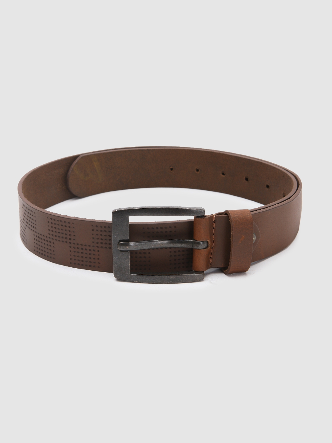 Spykar | Spykar Brown Leather Belts