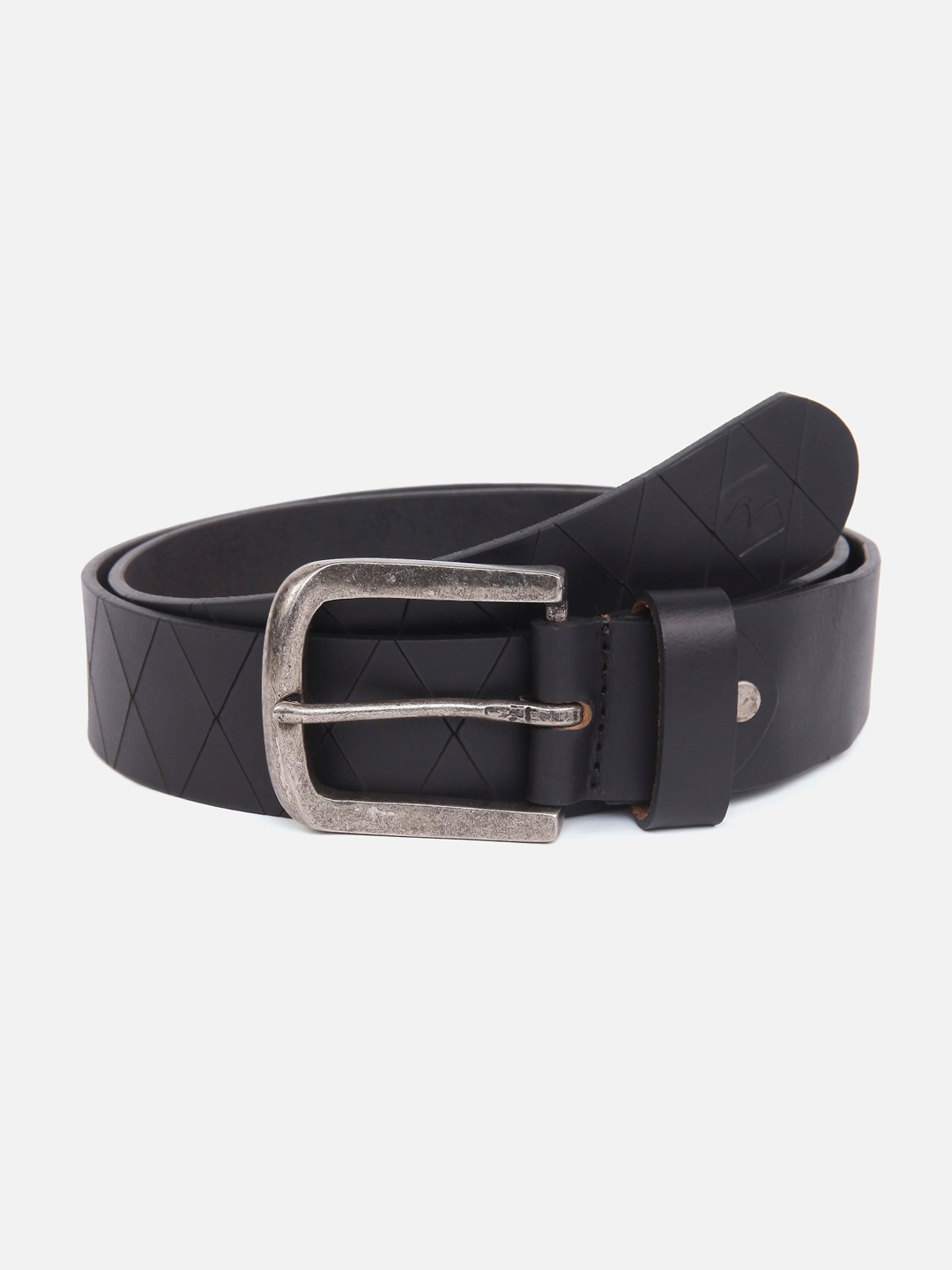 Spykar | Spykar Black Leather Belts