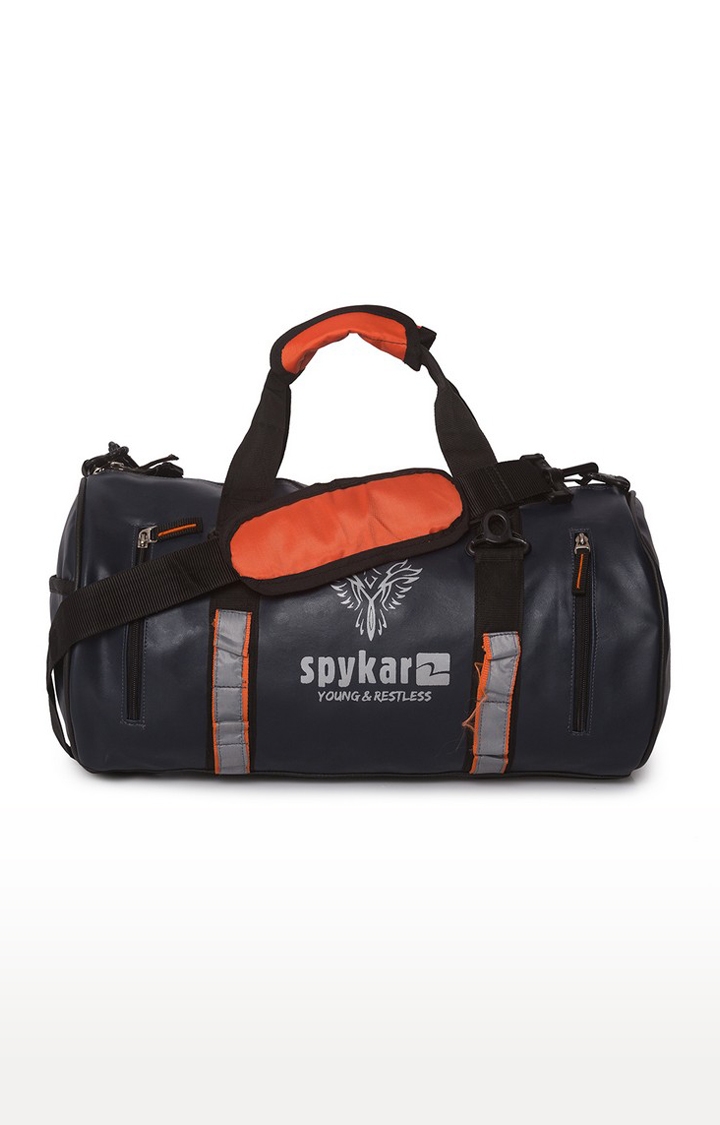 Spykar Dark Blue Printed Polyester Bag