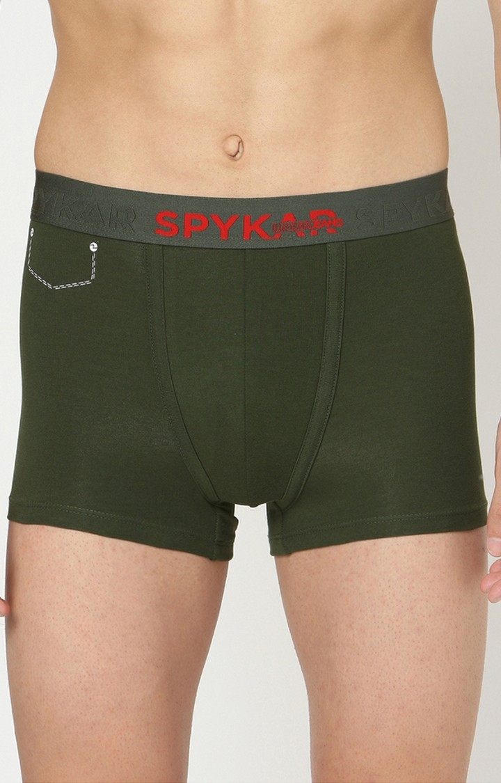 Spykar | Green Solid Trunks