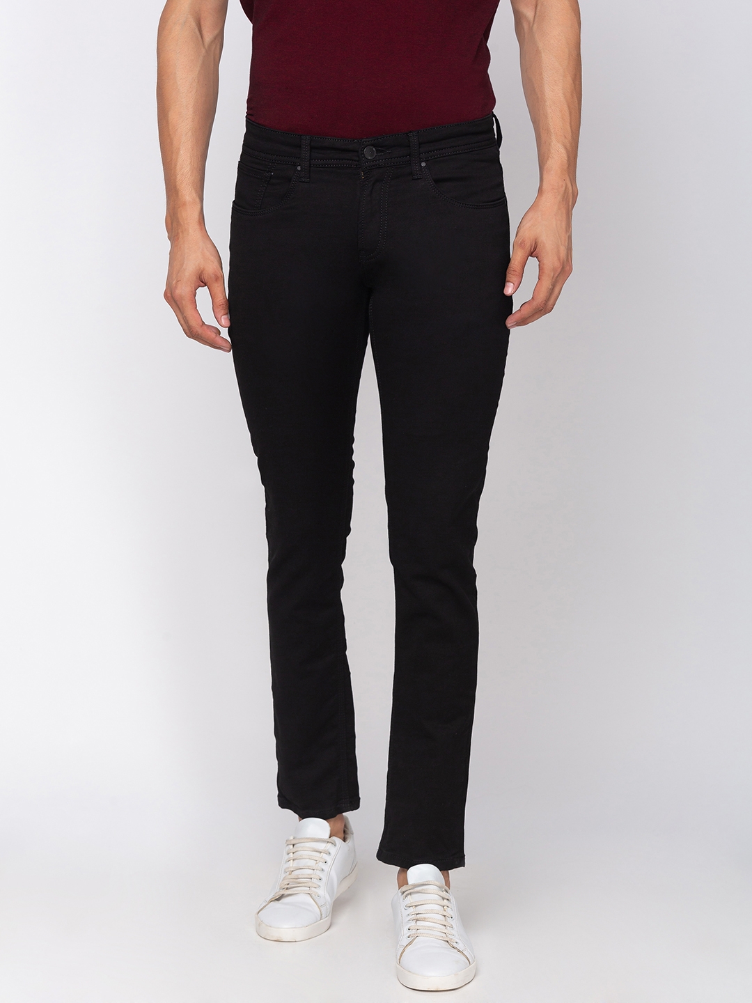 SPYKAR | spykar Cotton Black Jeans
