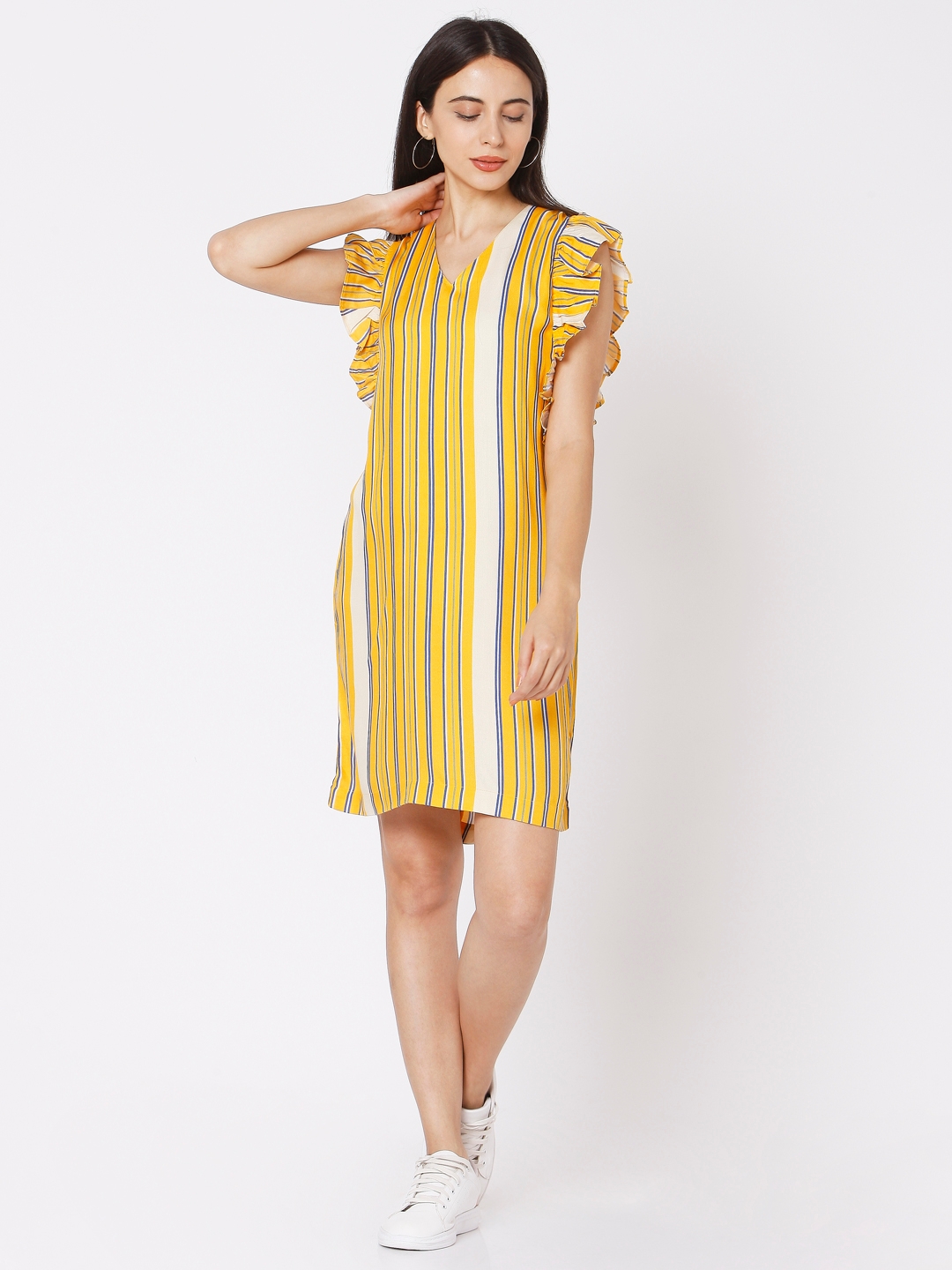 SPYKAR | Spykar Yellow Cotton Women Dresses