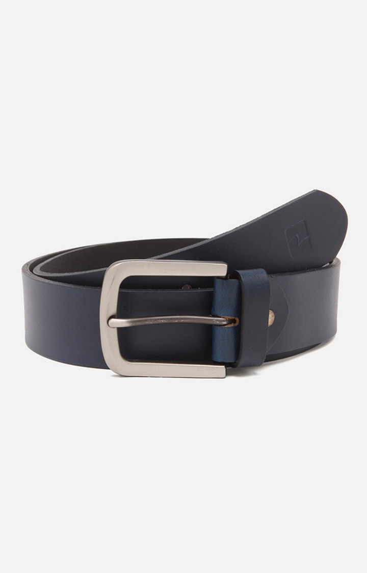 Spykar Navy Blue Leather Belt
