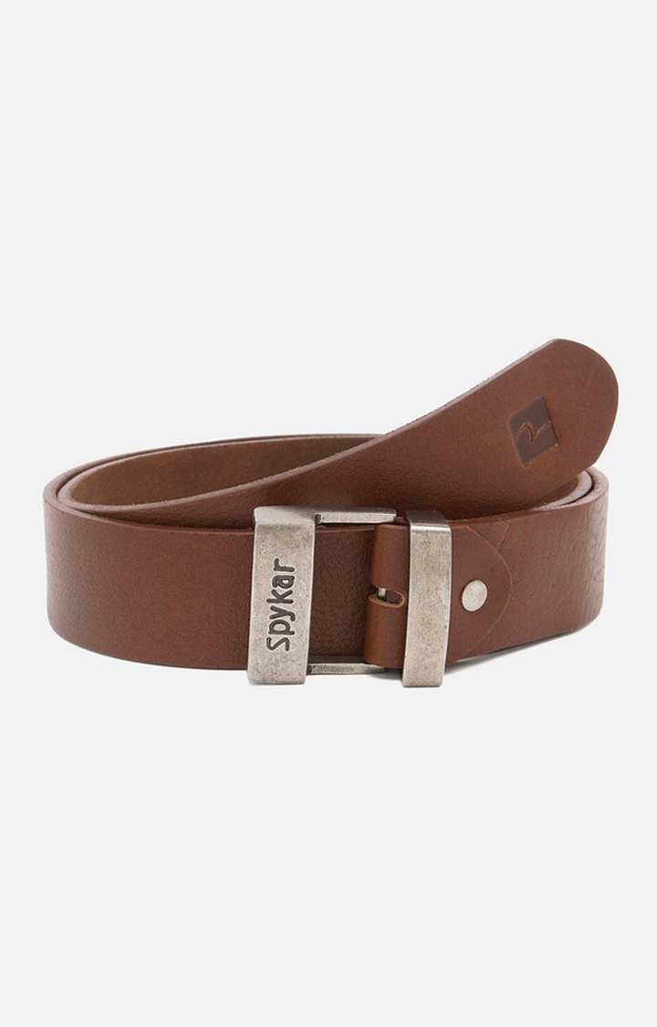 Spykar Brown Leather Belt