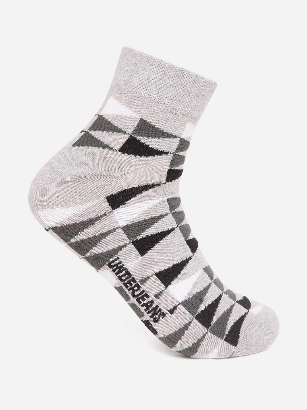 Spykar | Underjeans by Spykar Men Grey Ankle Length (Non Terry) Single Pair of Socks