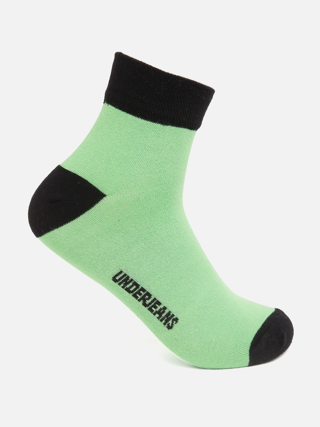 Spykar | Underjeans by Spykar Men Green/Black Ankle Length (Non Terry) Single Pair of Socks