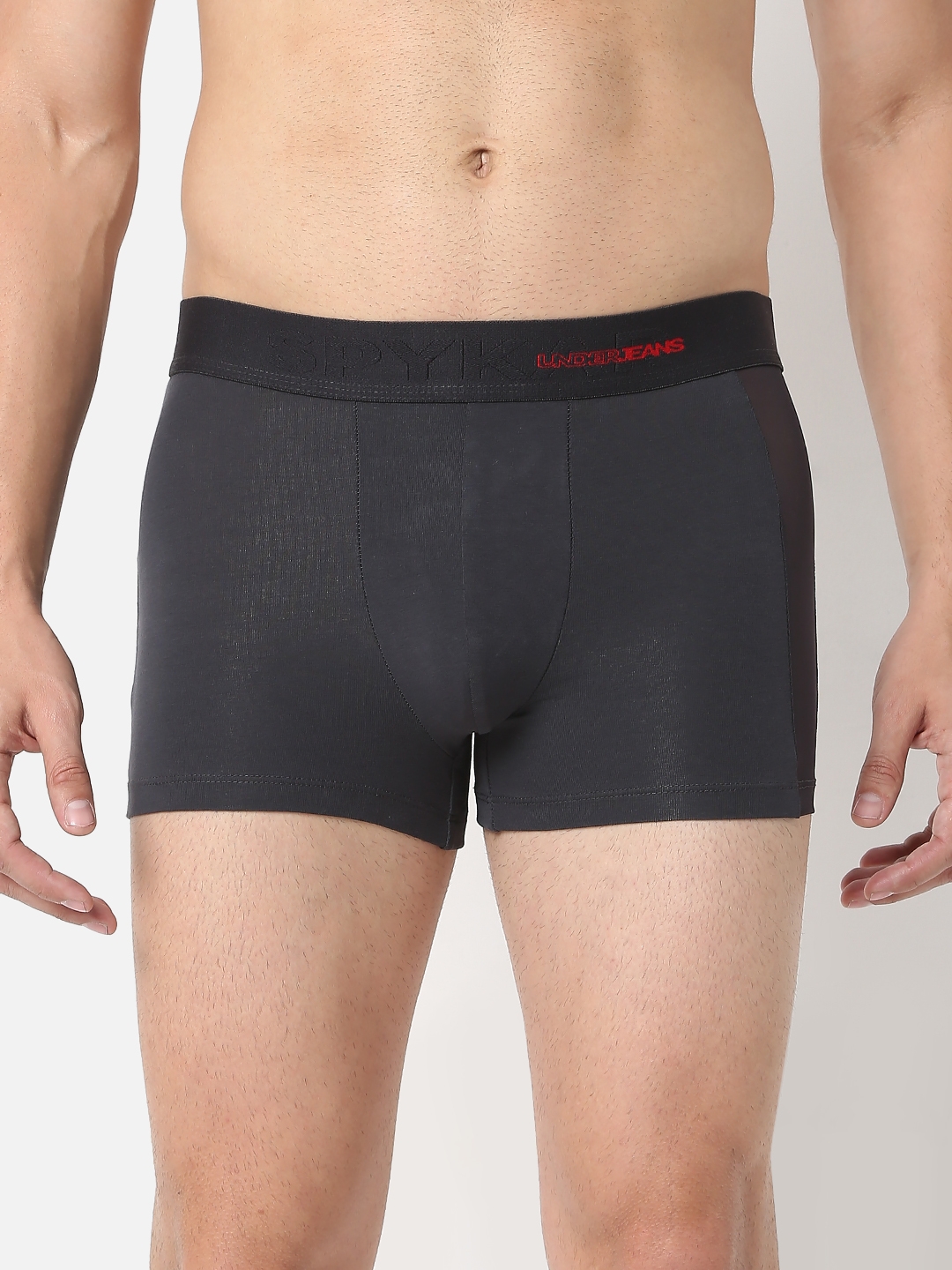 Spykar | Underjeans by Spykar Red Cotton Trunk For Mens