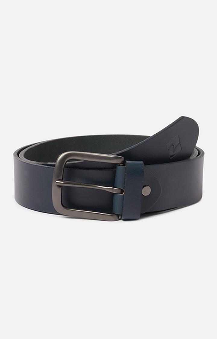 Spykar Blue Genuine Leather Belt