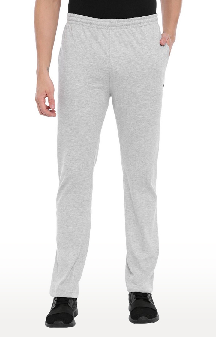 Men's Grey Cotton Trackpants