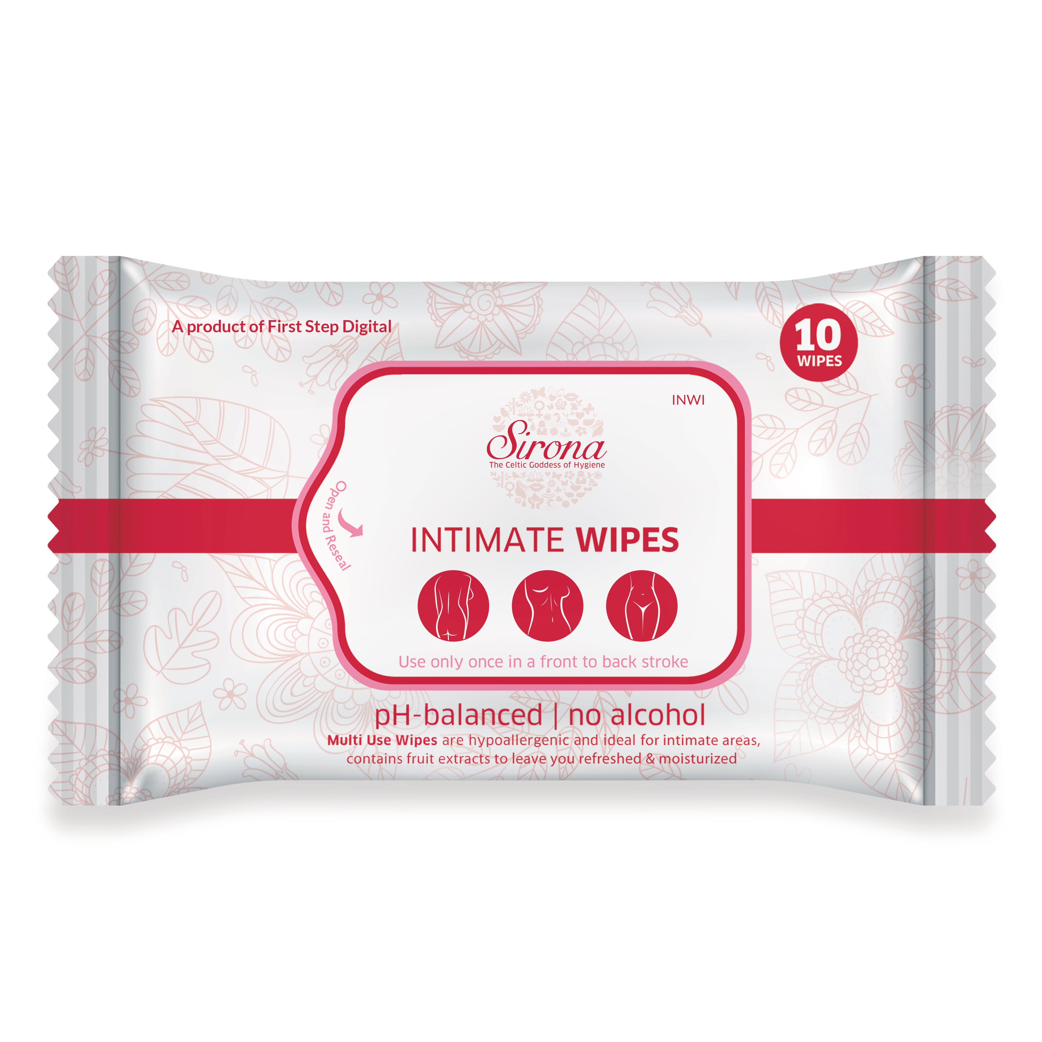 Sirona | Intimate Wet Wipes By Sirona 10 Wipes (1 Pack - 10 Wipes Each)
