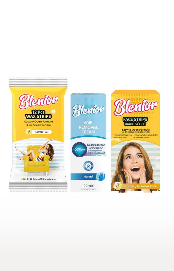 Blenior | Blenior Full Body Hair Removal Combo Kit- Normal Skin