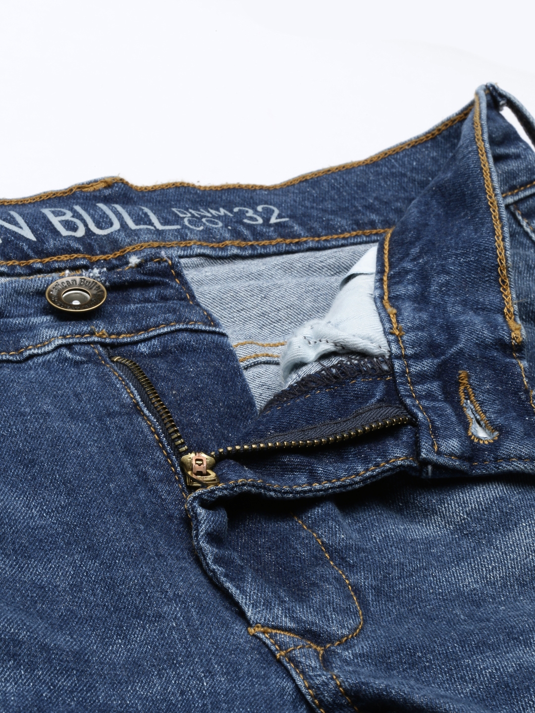 American Bull Mens Blue Denim Jeans