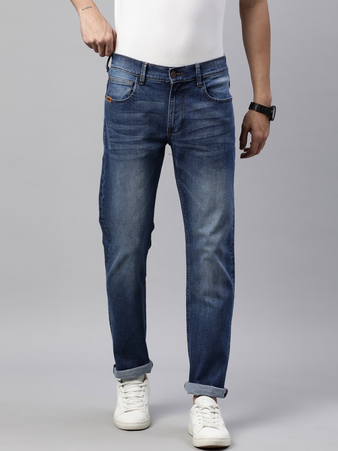 American Bull Mens Denim Jeans With 5 Pockets