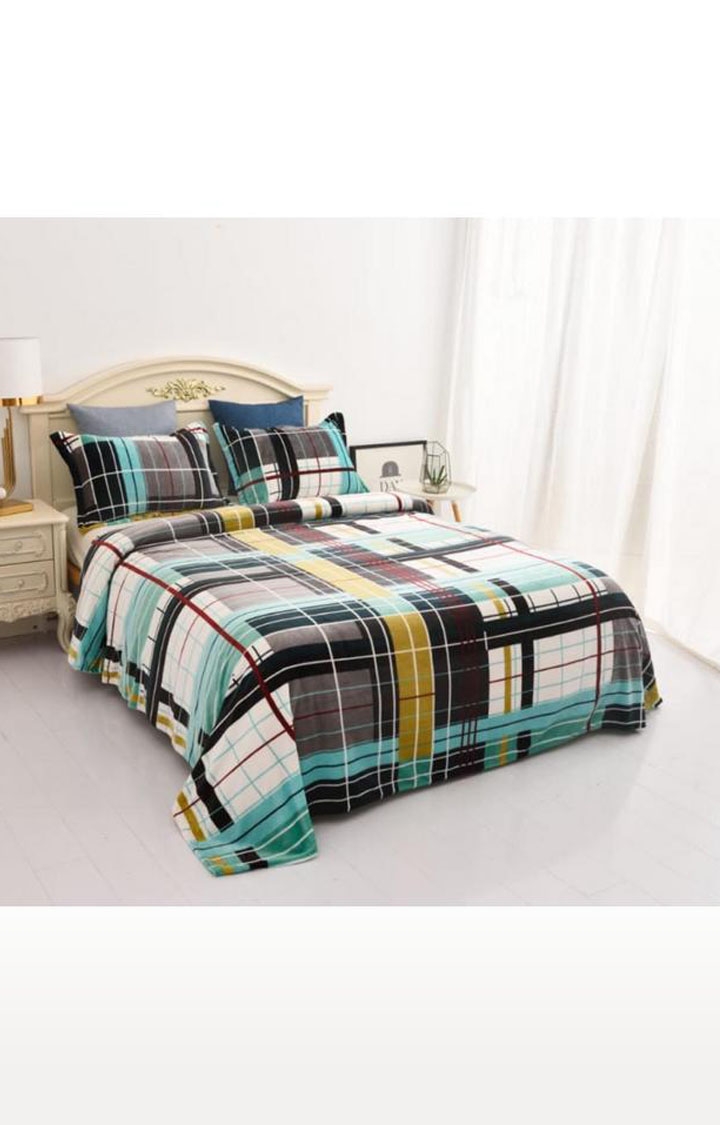 Sita Fabrics | Sita Fabrics Premium Super Soft Light Weight Printed Double Bed Velvet AC Blanket |90x100 Inches