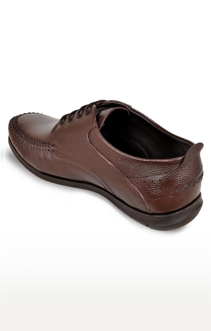 Allen Cooper Brown Casual Lace-Up For Men 