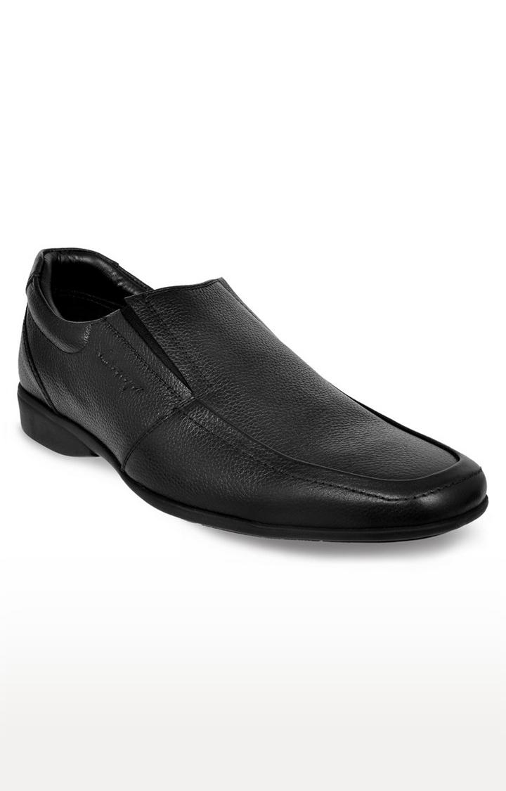 Allen Cooper Black Formal Shoes For Men (19517)
