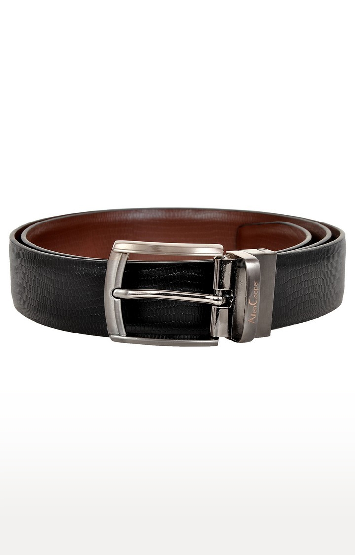 Allen Cooper Reversible Leather Belt For Men