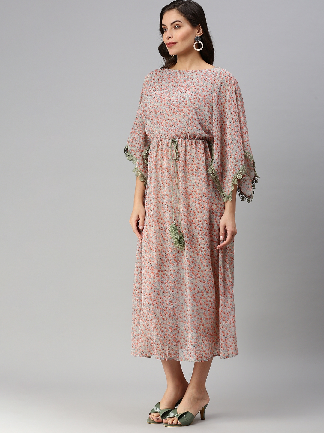 Women's Multi Georgette Printed Dresses