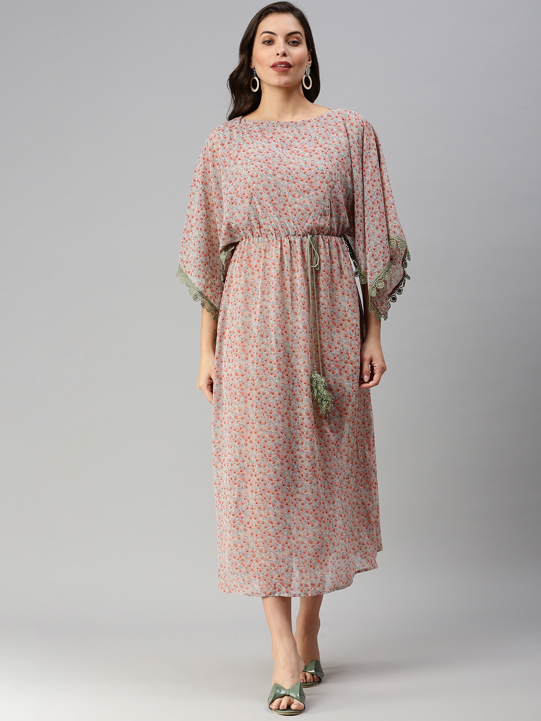 Women's Multi Georgette Printed Dresses