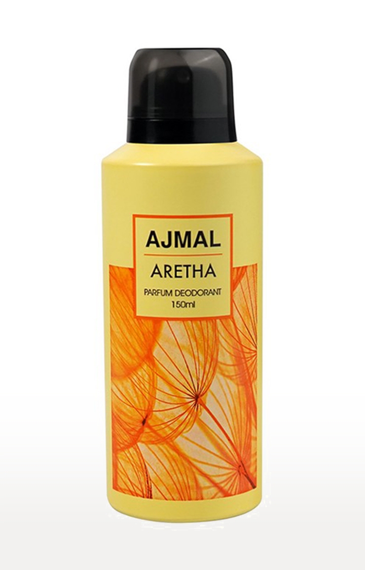 Ajmal Aretha Deodorant Fruity Perfume 150ML Long Lasting Scent Spray Party Wear Gift For Women Online Exclusive