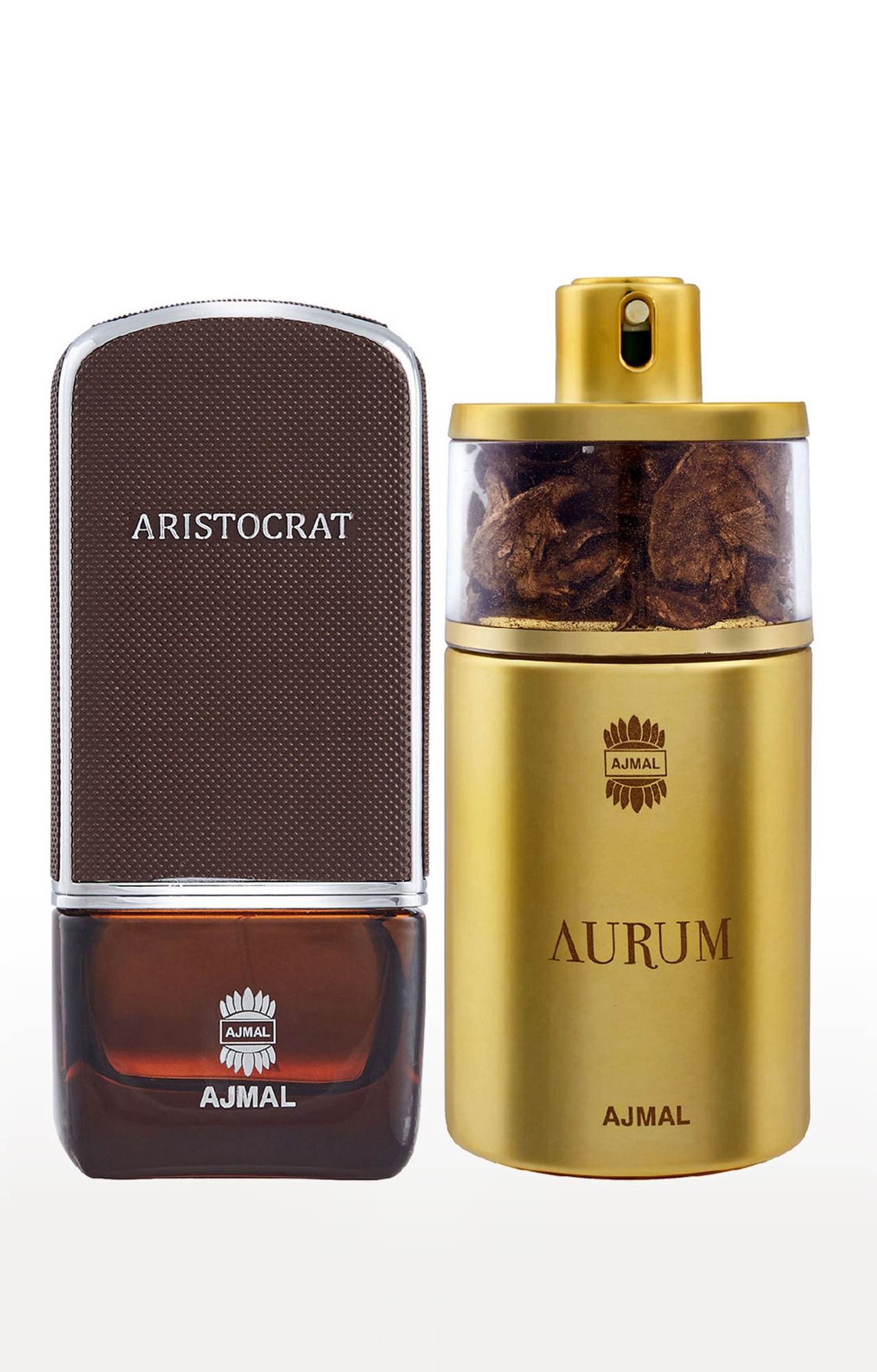 Ajmal Aristocrat EDP Perfume 75ml for Men and Aurum EDP Fruity Perfume 75ml for Women