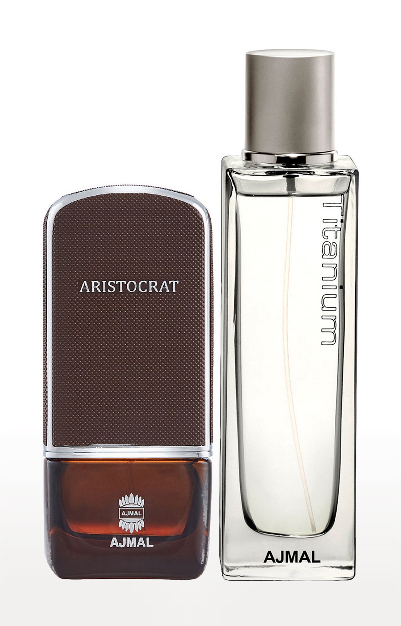 Ajmal Aristocrat EDP Perfume 75ml for Men and Titanium EDP Perfume 100ml for Men