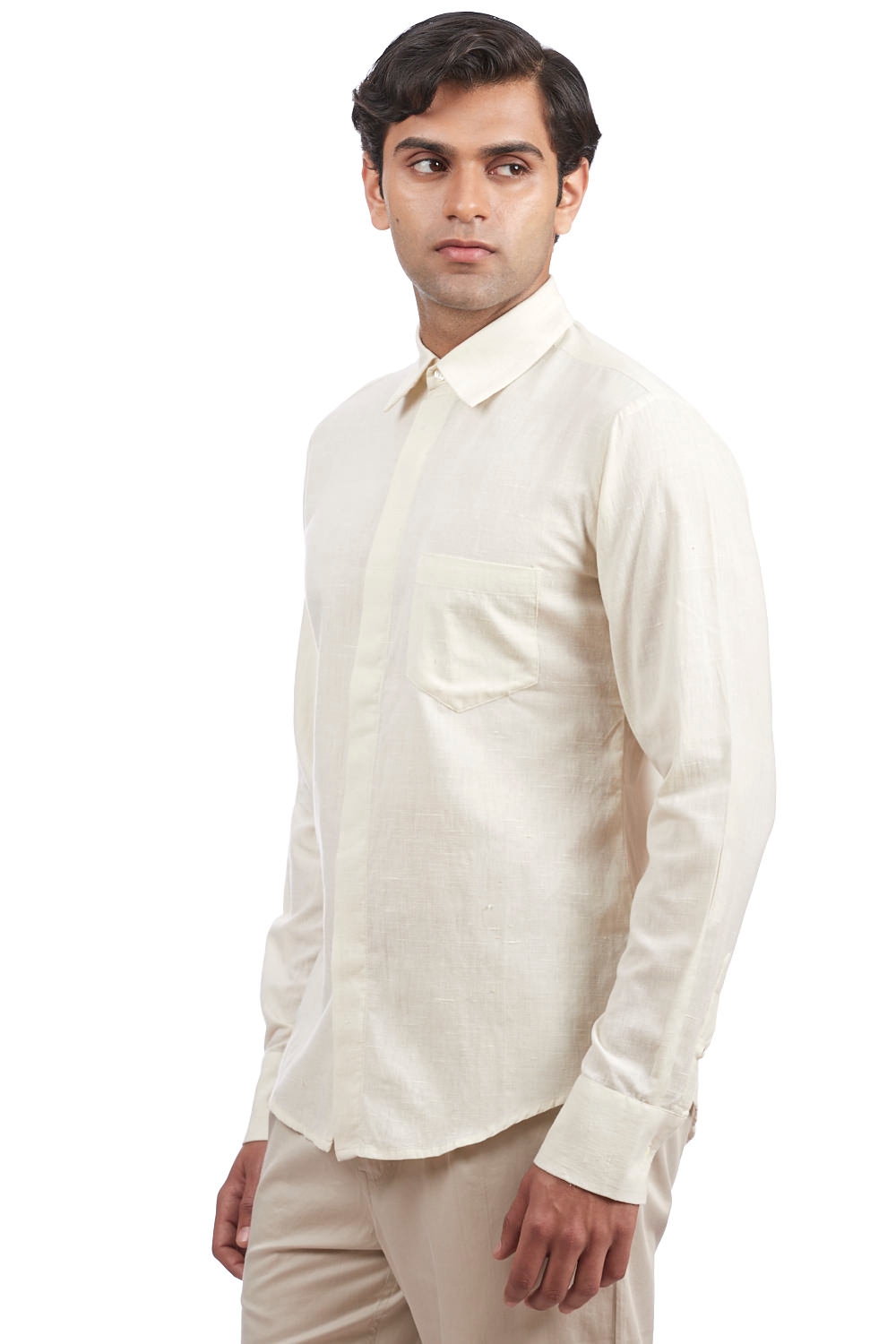 ABRAHAM AND THAKORE | Bengal Cotton Slim Fit Shirt